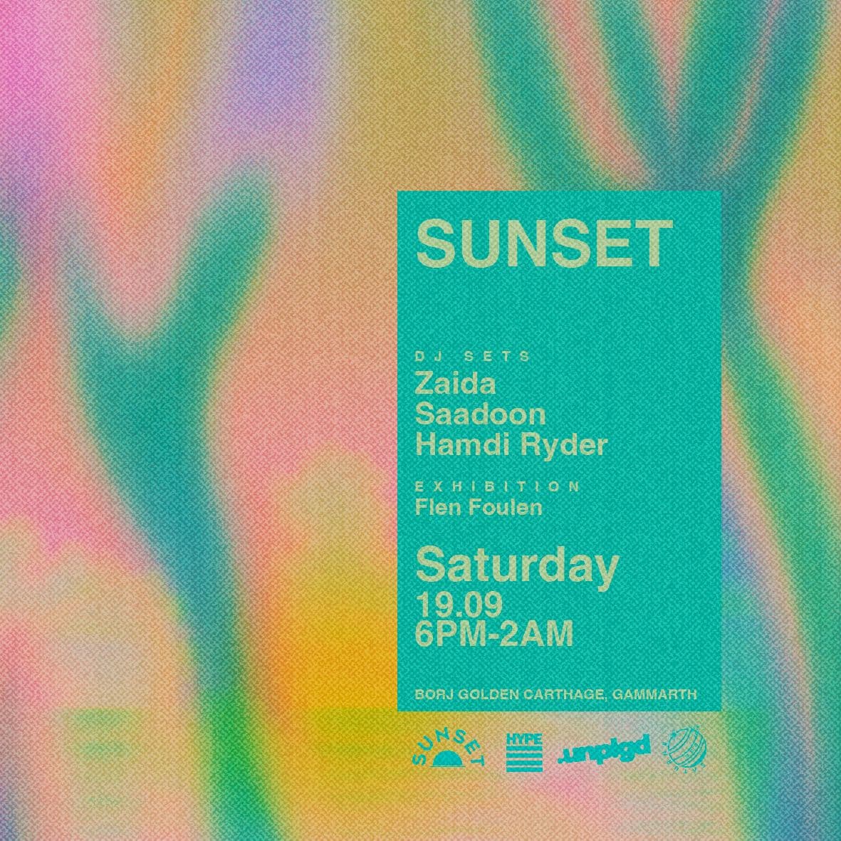 SUNSET Saturday 19/09/26 - GOLDEN CARTHAGE TUNIS